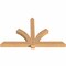 Ekena Millwork Redmond Smooth Timber Gable Bracket, Western Red Cedar, 84"W x 53"H x 5 1/2"D x 5 1/2"F, 15/12 Pitch GBW084X53X0606RED00SWR - alternate 4
